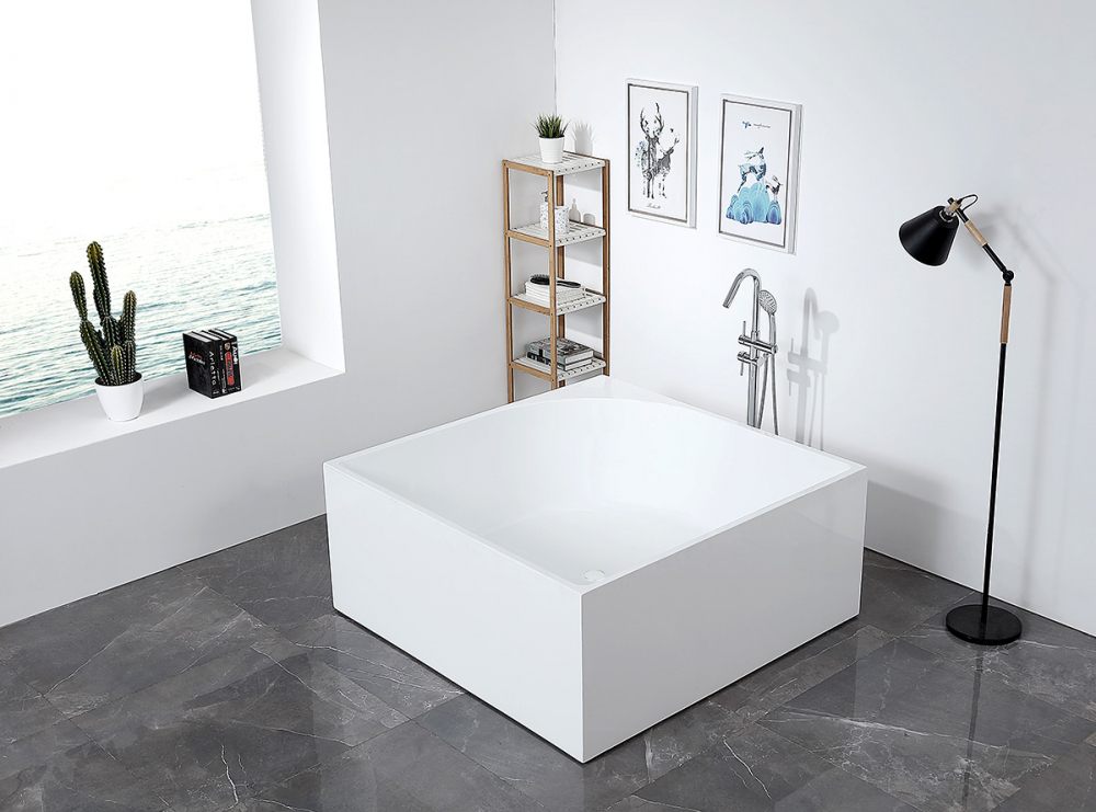 Ванна ABBER Акриловая ABBER AB9337 140x140x60 белый